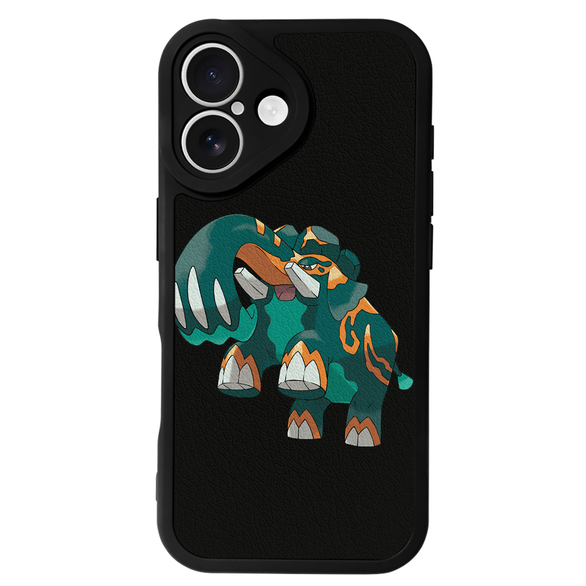 （画像用） ポケットモンスター Pokémon 【iPhone 16シリーズ対応】シリコンスマホケース（レザー調） 材質：シリコン